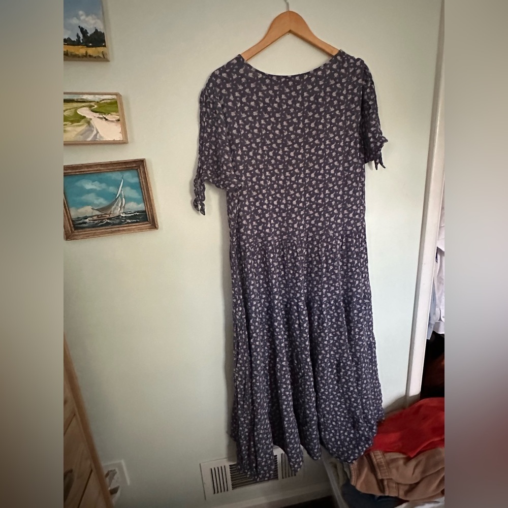 Indigo Dreams dress Floral Blue Dress - Picture 11 of 11